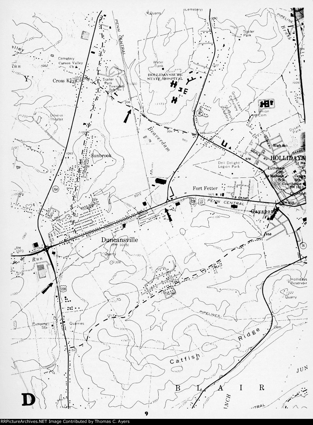 "Rail Guide To The Horseshoe Curve," Page 9, 1976